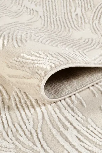 RUBY Serisi 4m2 6m2 Yolluk Salon Oturma Odası Çocuk Odası Koridor Halısı Modelleri-Ekru - 7