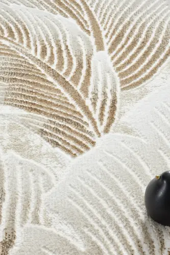 RUBY Serisi 4m2 6m2 Yolluk Salon Oturma Odası Çocuk Odası Koridor Halısı Modelleri-Sarı - 4