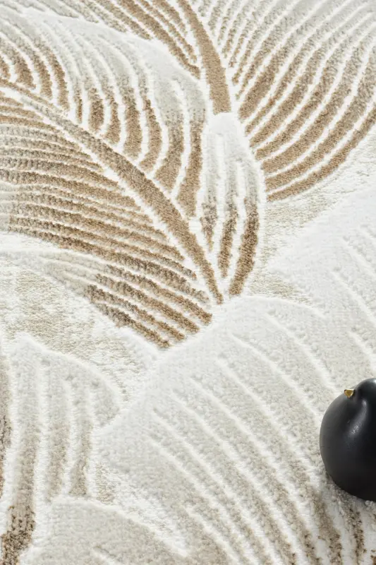 RUBY Serisi 4m2 6m2 Yolluk Salon Oturma Odası Çocuk Odası Koridor Halısı Modelleri-Sarı - 4