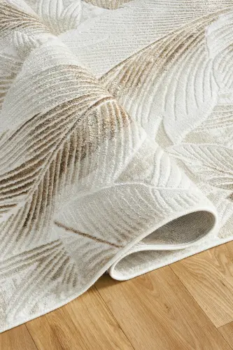 RUBY Serisi 4m2 6m2 Yolluk Salon Oturma Odası Çocuk Odası Koridor Halısı Modelleri-Sarı - 5