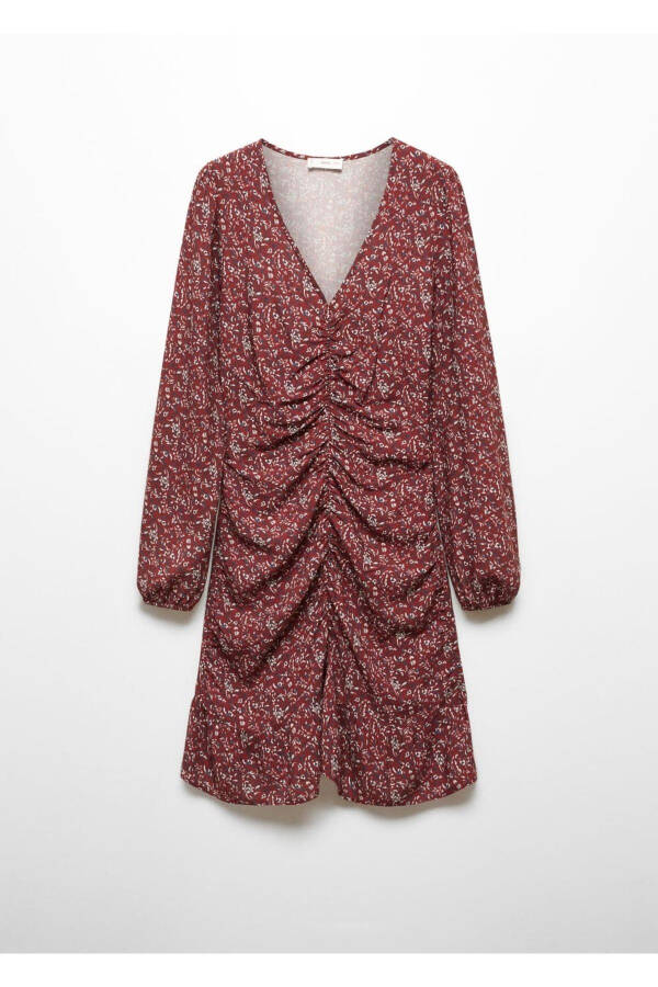 Ruched floral dress - 3
