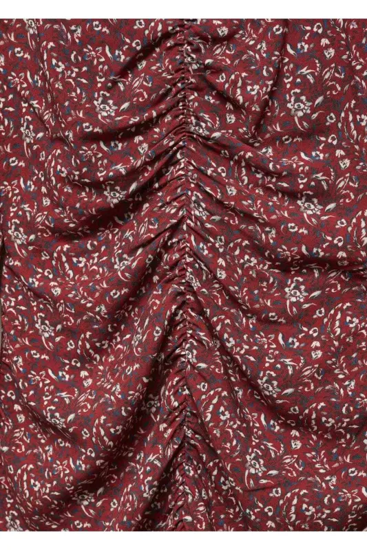 Ruched floral dress - 5