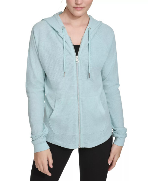 Ruched-Sleeve Zip Hoodie, XS-3X Sea Level - 1