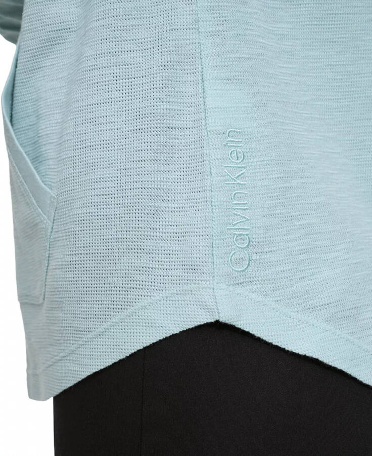 Ruched-Sleeve Zip Hoodie, XS-3X Sea Level - 3