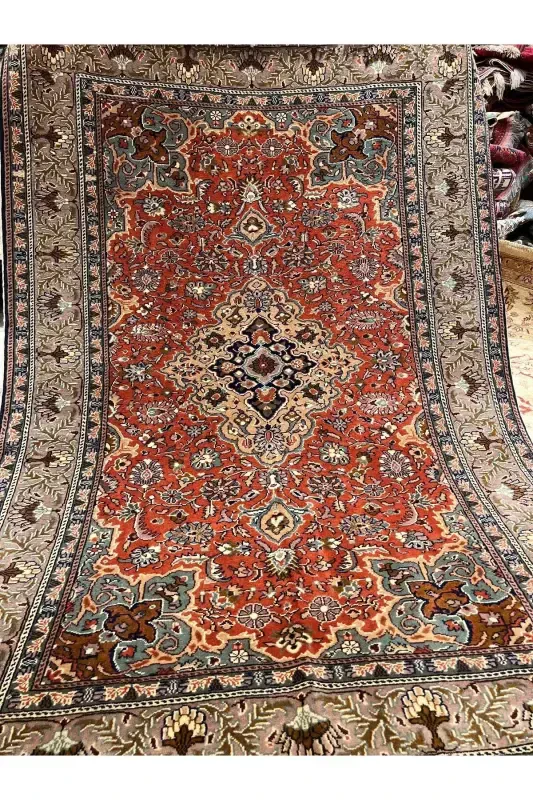 Ручная работа, Кайсери, Хаджылар, ткачество, высший класс качества, натуральные красители 1..20-Кирпичный - RD RAMAZAN DAĞ EL HALI SANATI