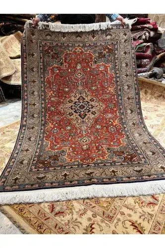 Ручная работа, Кайсери, Хаджылар, ткачество, высший класс качества, натуральные красители 1..20-Кирпичный - RD RAMAZAN DAĞ EL HALI SANATI (1)