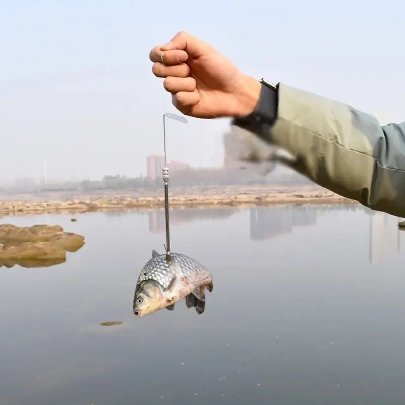 Ручная рогатка Runzkzy для стрельбы по рыбе, мощная катапульта, комплект для охоты и рыбалки. - 9