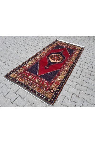 Ручной ковер из редкой шерсти - 120x245 см - Rnr105 - 4