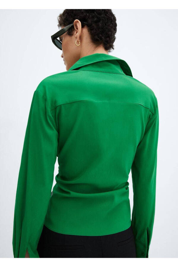 Ruffle Detailed Shirt - 4