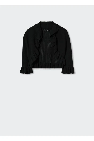 Ruffle Knit Cardigan - 3