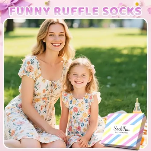 Ruffle paypoqlar - Frilly krujeva sovg'alar, yangi tug'ilgan chaqaloqlar uchun krujeva paypoqlar - 3