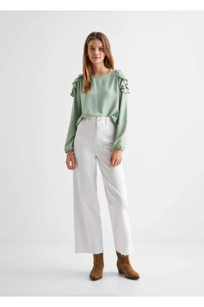 Ruffled Blouse - MANGO TEEN (1)