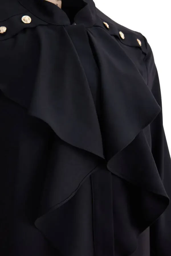 Frilled Button Detailed Tunic - 2