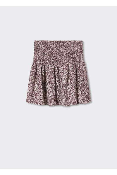 Ruffled Drawstring Mini Skirt - 3