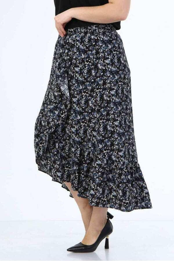 Ruffled Long Skirt - 4