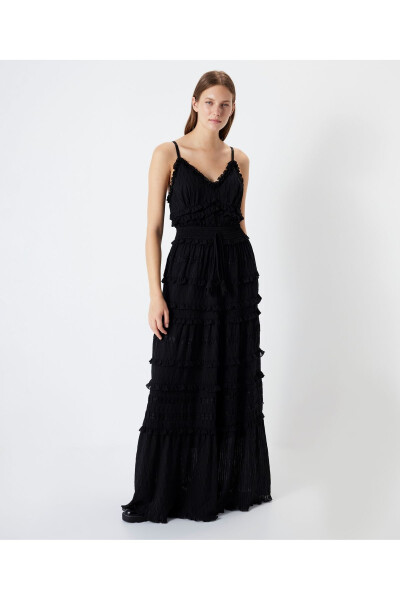 Ruffled maxi ko'ylak - 22