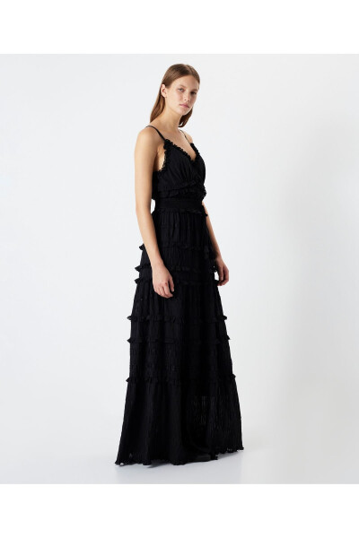 Ruffled maxi ko'ylak - 14