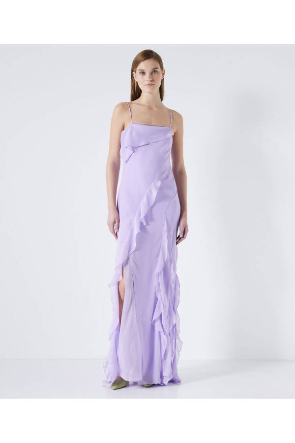 Ruffled maxi ko'ylak - 16