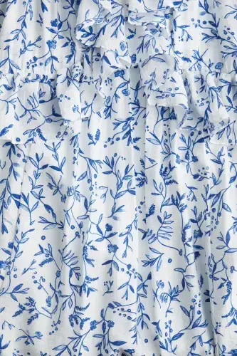 Ruffled midi ko'ylak - H&M (1)