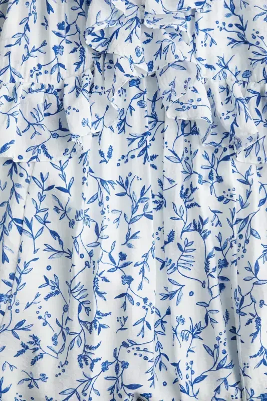 Ruffled midi ko'ylak - 2