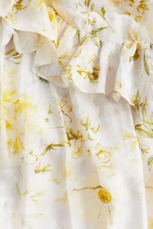 Ruffled Midi Ko'ylak - 2