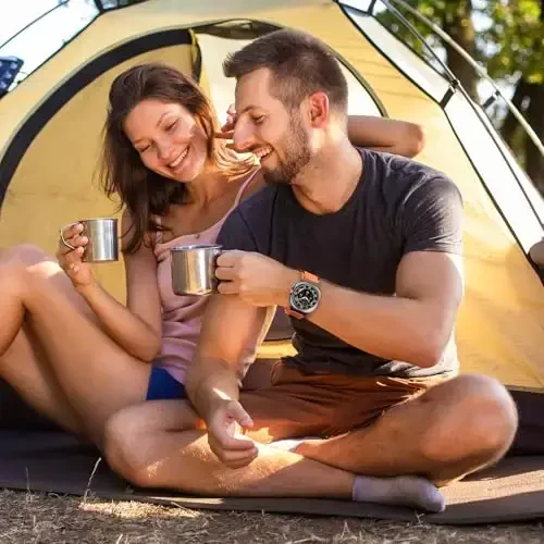 Rugged Nylon Band for Galaxy Watch Ultra Bands 47mm for Men Women, One Click No Gap Fabric To'qilgan Bilakuzuklar Sozlanishi Sport Tasmachasi Samsung Galaxy Watch 7 Ultra Band 47 mm Man uchun, L - 5