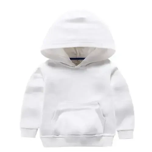 RUIBETYHUA Baby Kids Boy Girl Solid Casual Pocket Hoodie Sweatershirt Long Sleeve Pullover Tops 1-6T - 1