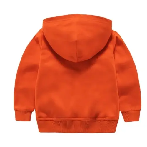 RUIBETYHUA Baby Kids Boy Girl Solid Casual Pocket Hoodie Sweatershirt Long Sleeve Pullover Tops 1-6T - 2