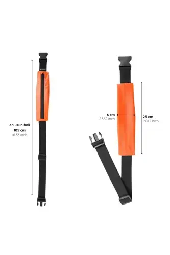 Runner Belt Bag - Orange - REBUWO (1)