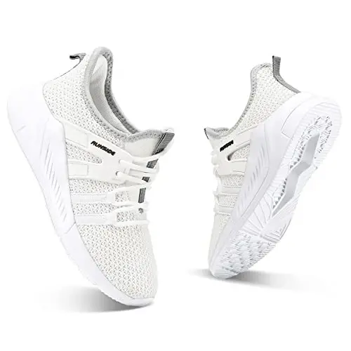 RUNSIDE Boys Girls Tennis Shoes Kids Lightweight Breathable Sneakers Lace-up Running Athletic Shoes for Toddler/Little Kid/Big Kid - 2