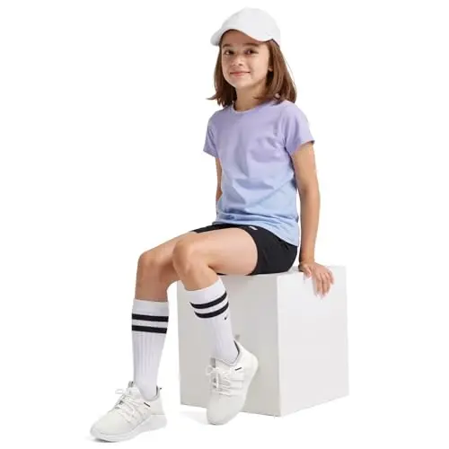 RUNSIDE Boys Girls Tennis Shoes Kids Lightweight Breathable Sneakers Lace-up Running Athletic Shoes for Toddler/Little Kid/Big Kid - 6