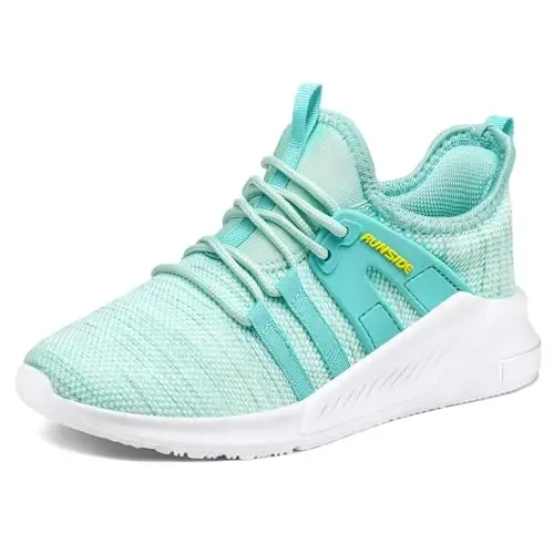RUNSIDE Boys Girls Tennis Shoes Kids Lightweight Breathable Sneakers Lace-up Running Athletic Shoes for Toddler/Little Kid/Big Kid - 1
