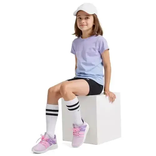 RUNSIDE Boys Girls Tennis Shoes Kids Lightweight Breathable Sneakers Lace-up Running Athletic Shoes for Toddler/Little Kid/Big Kid - 6