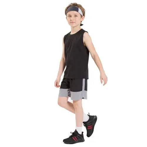 RUNSIDE Boys Girls Tennis Shoes Kids Lightweight Breathable Sneakers Lace-up Running Athletic Shoes for Toddler/Little Kid/Big Kid - 5