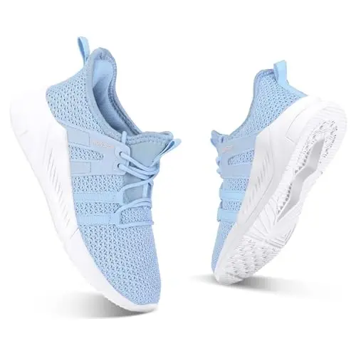 RUNSIDE Boys Girls Tennis Shoes Kids Lightweight Breathable Sneakers Lace-up Running Athletic Shoes for Toddler/Little Kid/Big Kid - 2