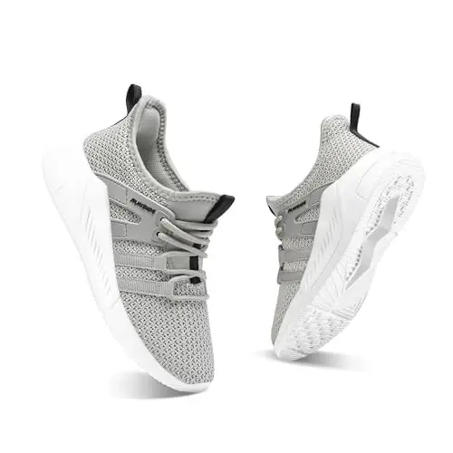 RUNSIDE Girls Tennis Shoes Lace-up Running Sneaker for Kids | Lightweight Breathable Running Athletic Toddler/Little Kid/Big Kid - 3