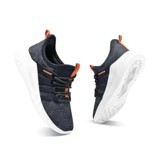 RUNSIDE Girls Tennis Shoes Lace-up Running Sneaker for Kids | Lightweight Breathable Running Athletic Toddler/Little Kid/Big Kid - 3