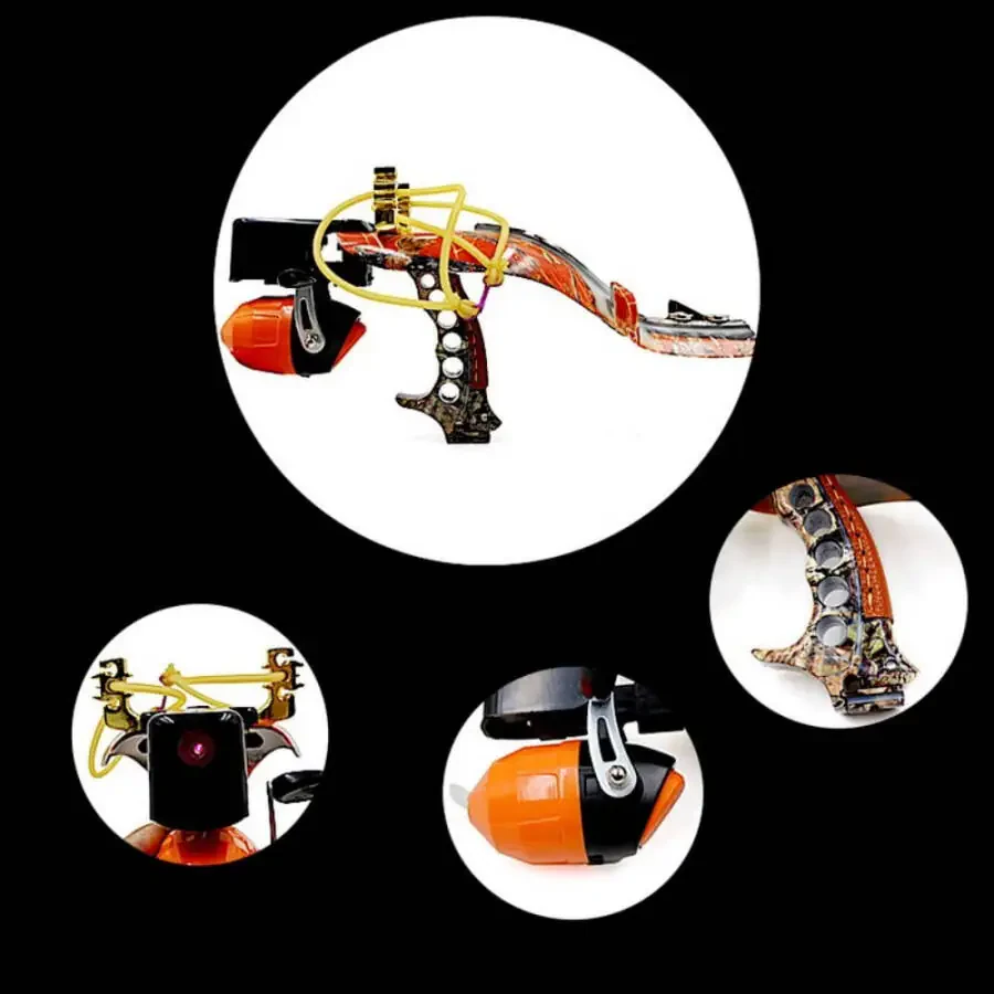 Runzkzy All-in-one Fish Shooting Slingshot Fishing Reel Sighting Multifunctional Outdoor Fish Slingshot Package - 4