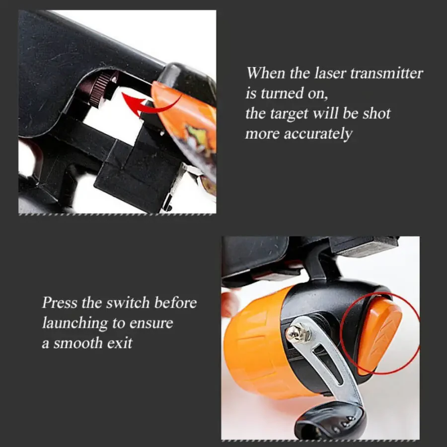 Runzkzy All-in-one Fish Shooting Slingshot Fishing Reel Sighting Multifunctional Outdoor Fish Slingshot Package - 6