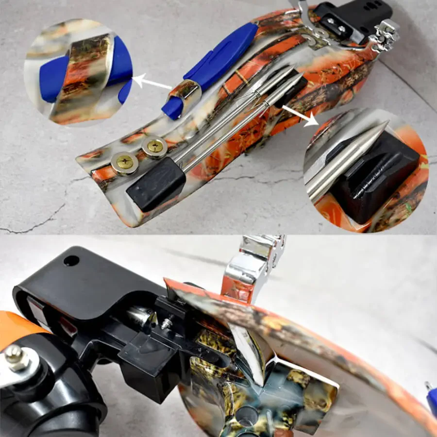 Runzkzy All-in-one Fish Shooting Slingshot Fishing Reel Sighting Multifunctional Outdoor Fish Slingshot Package - 9