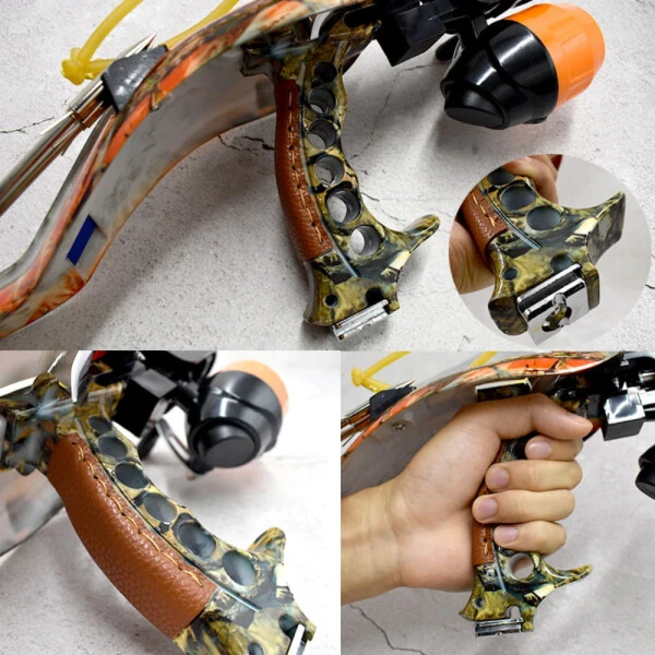 Runzkzy All-in-one Fish Shooting Slingshot Fishing Reel Sighting Multifunctional Outdoor Fish Slingshot Package - 11