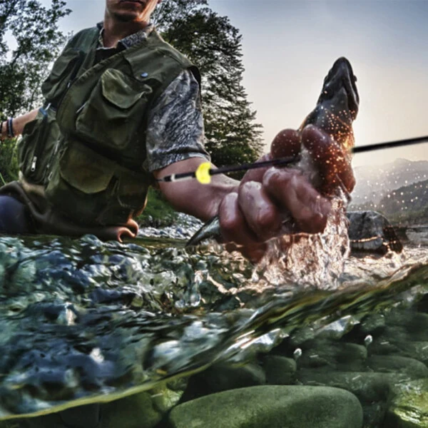 Runzkzy Fish Shooting Slingshot Outdoor Fishing with Laser Arrow Feather Hunting Catapult Suit - 9