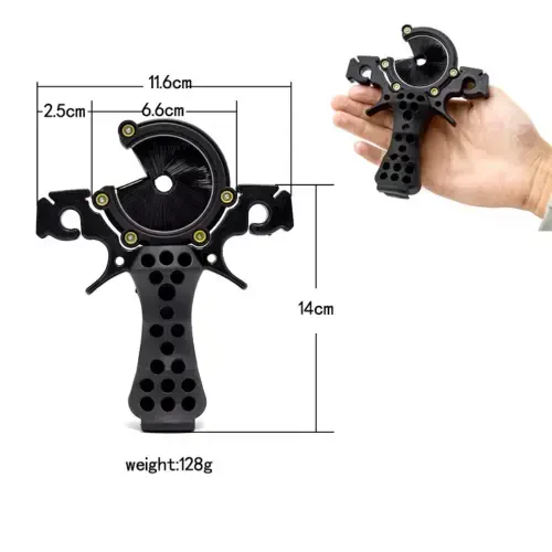 Runzkzy Fish Shooting Slingshot Outdoor Fishing with Laser Arrow Feather Hunting Catapult Suit-PACKAGEB - 4