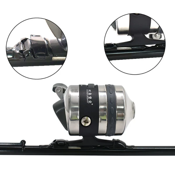 Runzkzy Fishing Slingshot Fish Shooting Artifact Outdoor Hunting with Rubber Band Fish Dart Fishing Reel Fish Shooting Long Catapults - 8