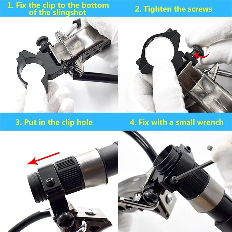 Runzkzy Multifunctional Shooting Fish Slingshot Powerful Catapult Hunting Bow Fishing Sling Shot Arrow Kit - 1