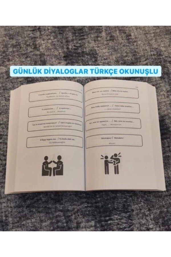 Rus tilining barcha grammatik mavzulari, kundalik muloqotlar, lug'at, hikoyalar, turkcha talaffuz A1 - C2 - 10