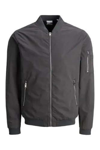 Rush Bomber Erkek Gri Ceket (12165203-ASP)-ASFALT 