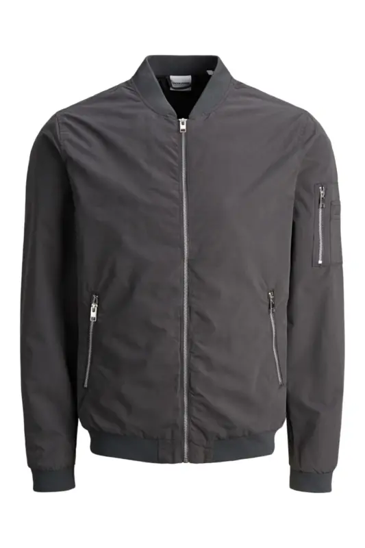 Rush Bomber Erkek Gri Ceket (12165203-ASP) - ASFALT - 1