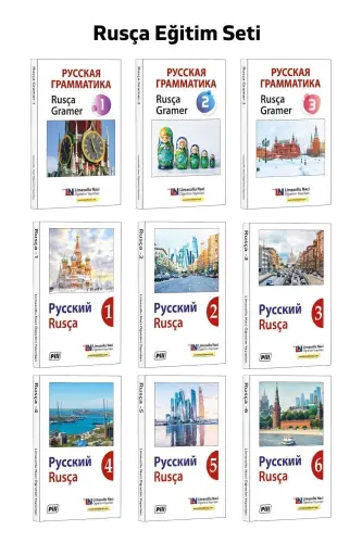 Russian Education Set - Russian Book - Torfl, Yds Exam Preparation - Easy Russian Vocabulary Learning Books - 4