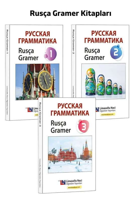 Russian Education Set - Russian Book - Torfl, Yds Exam Preparation - Easy Russian Vocabulary Learning Books - 5